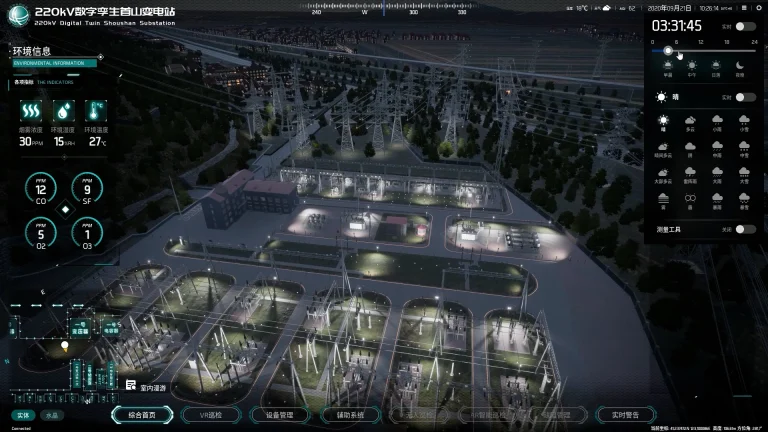 Case Study – Interactive Digital Twin of a 220kV Substation